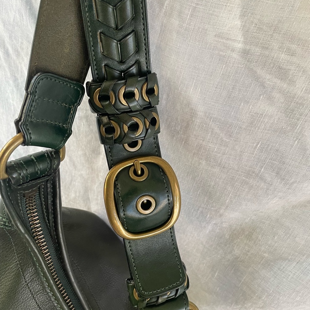 Coach Dark Green Shoulder Bag - Picture 4 of 15